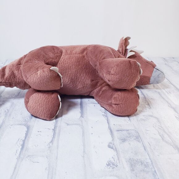 Brown Soft Triceratops Dinosaur Plush - Picture 5 of 5